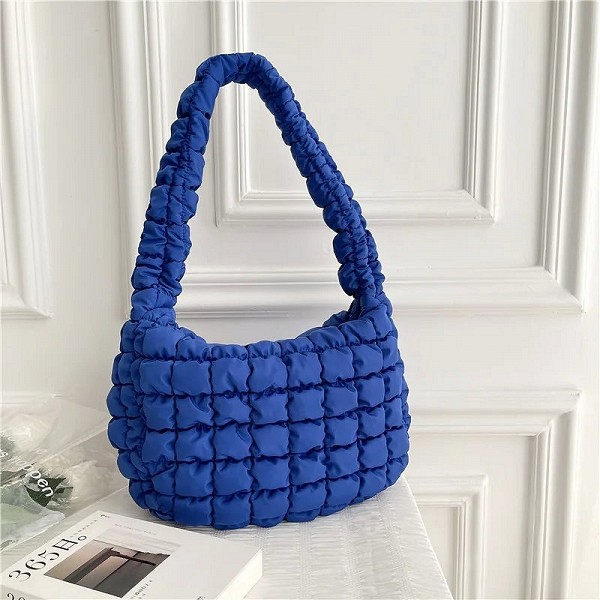 Gusure-Sac à Main Plissé en Nylon pour Femme, Sous les Bras, Décontracté, Imperméable, Hobo, Matelassé, Grande Capacité|11,10 €|OKKO MODE