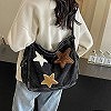 Star Denim Hobo Sac à main pour femme, grande capacité, fermeture éclair, sangle réglable, sac à main initié décontracté, multi-|16,00 €|OKKO MODE