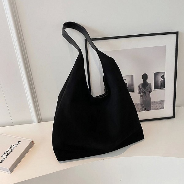 Sac de Voyage en Daim Rétro pour Femme, Simple, de Grande Capacité, Hobo, Solide, avec Fermeture à Loquet, pour Activité en Plei|15,00 €|OKKO MODE