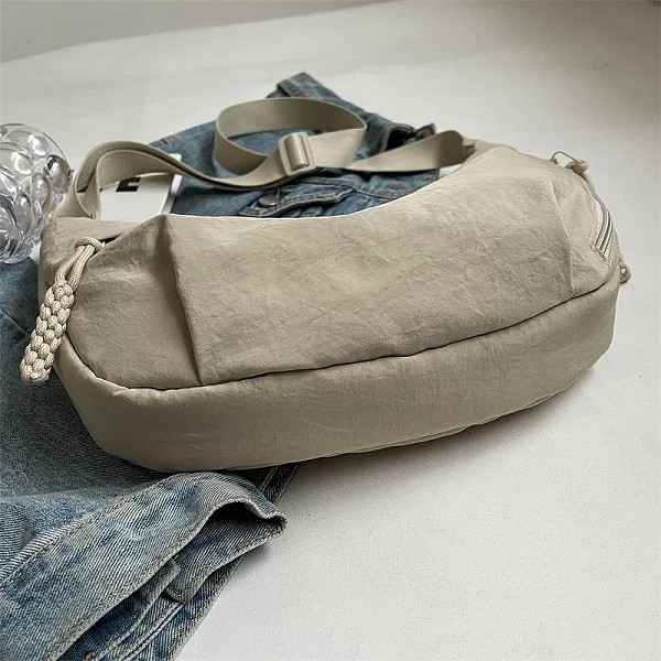 Sac Hobos en Tissu de Nylon pour Femme, Sacoche à Bandoulière de Grande Capacité, Loisirs Polyvalents, Nouvelle Collection|14 740,19 €|OKKO MODE