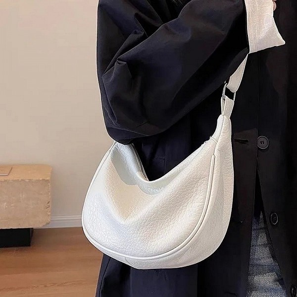 Sac Hobos Solide de Grande Capacité pour Femme, Sacoche de Voyage à Bandoulière Demi-Lune, 03/Fanny Packs|6,00 €|OKKO MODE