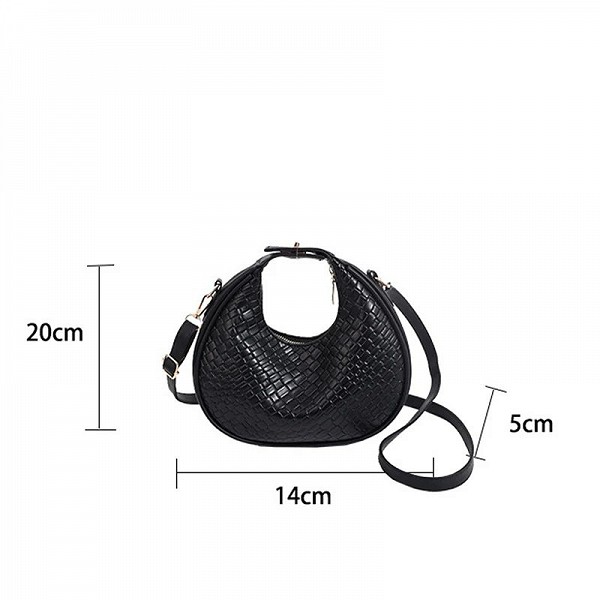 Sacs à main en cuir PU pour femmes, sacs sous les bras, sac à main pour ati elles, design tissé, sac en poudre Hobo, mode simple|10,15 €|OKKO MODE