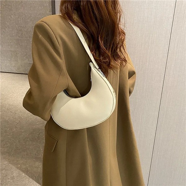 Sac à main hobo initié en cuir PU pour femme, petite pochette, sac à main sous les bras, fourre-tout de voyage, design de luxe, |6,00 €|OKKO MODE