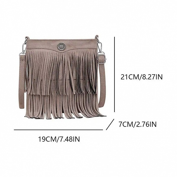 Sac à bandoulière rétro à franges pour femme, sac Hobo pour femme, grand sac pour téléphone portable, travail, shopping, voyage|10,06 €|OKKO MODE