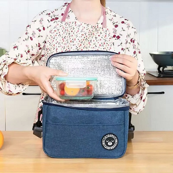 Sac à lunch portable étanche avec sangle initiée, boîte isotherme pour aliments|4,95 €|OKKO MODE