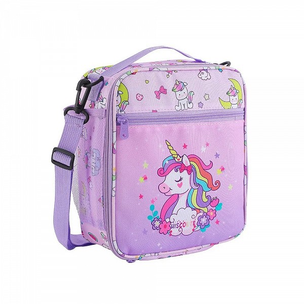 Sac à lunch de dessin animé pour enfants, sac à bento mignon avec bandoulière et boîte repas pour filles Nairobi Orn|7,00 €|OKKO MODE