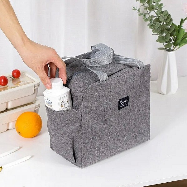 Sac Thermique DoublePocket Déjeuner Large Capacity Étudiants Repas Portable Isolé Boîte Alimentaire en Aluminium Feuille épaisse|5,00 €|OKKO MODE