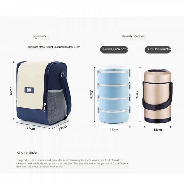 Sac à lunch portable étanche boîte isotherme pour aliments glacière de bureau nouvel|7,94 €|OKKO MODE