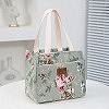 Sac à lunch esthétique imprimé floral, sac bento isolé grande capacité pour école travail plage voyages|6,00 €|OKKO MODE