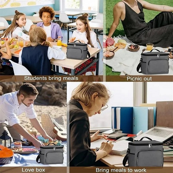 Sac à lunch portable avec sangle réglable - boîte isotherme étanche et durable|7,05 €|OKKO MODE