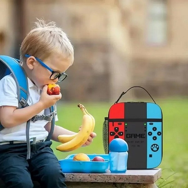 Sac à dos motif console de jeu pour élèves primaire/secondaire, sac lunch DIY, trousse crayons - i|8,00 €|OKKO MODE