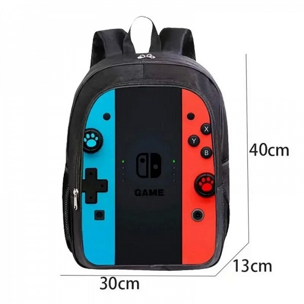 Sac à dos motif console de jeu pour élèves primaire/secondaire, sac lunch DIY, trousse crayons - i|8,00 €|OKKO MODE