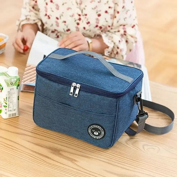 Sac à lunch portable étanche unisexe avec sangle initiée, boîte thermique alimentaire pour pique-nique|5,98 €|OKKO MODE