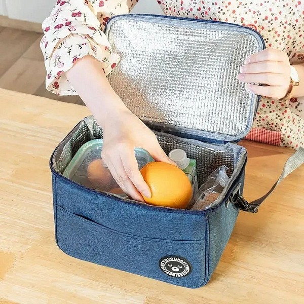 Sac à lunch portable étanche unisexe avec sangle initiée, boîte thermique alimentaire pour pique-nique|5,98 €|OKKO MODE