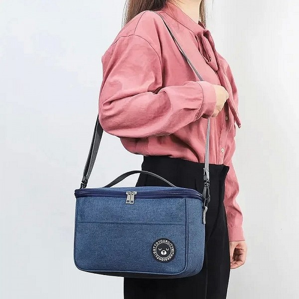 Sac à lunch portable étanche unisexe avec sangle initiée, boîte thermique alimentaire pour pique-nique|5,98 €|OKKO MODE