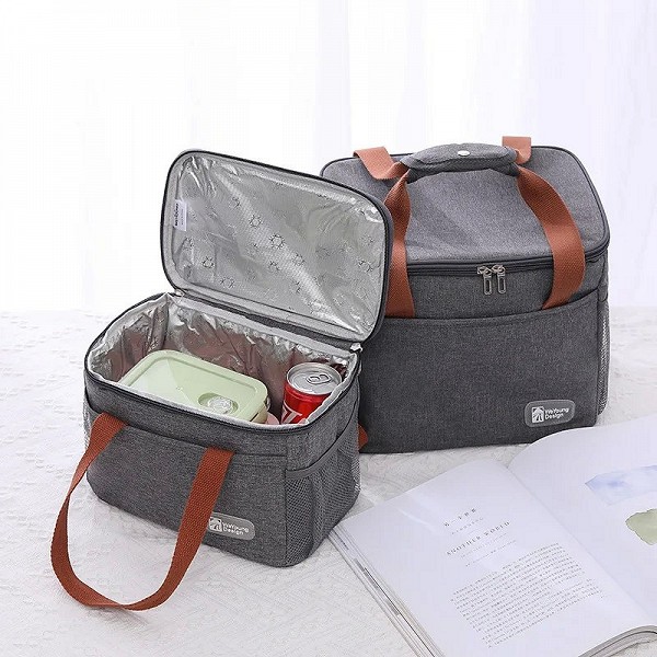 Sac à lunch grande capacité, isolation thermique grill Oxford, stockage aliments pique-nique fourre-tout port|10,34 €|OKKO MODE