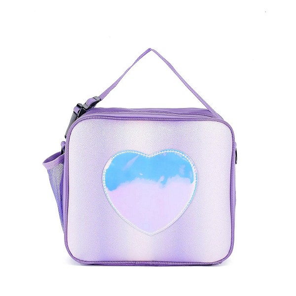 Sac à lunch coeur rose pour enfants isolé bento portable pique-nique|9,00 €|OKKO MODE