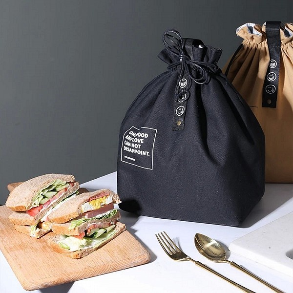 Sac à lunch en toile portable, boîte à bento, sac pour pique-nique et école|5,98 €|OKKO MODE