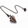 Pendentif pyramide cône vintage multicolore avec chaîne pendule radiesthésie|6,29 €|OKKO MODE