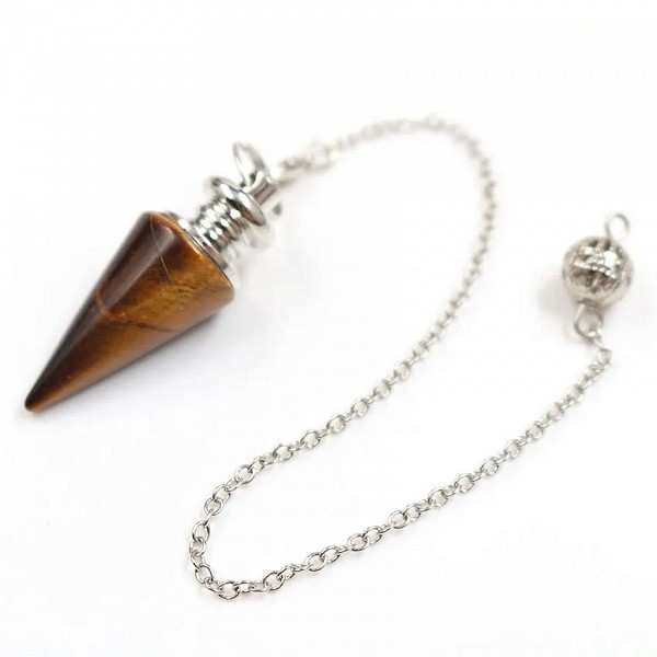 Pendentif pyramide en pierre améthyste plaquée argent avec chaîne - bijoux de Quartz Rose|7,19 €|OKKO MODE