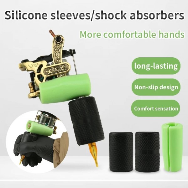 Manchon de poignée en silicone pour tatouage, confortable et anti-choc|9,93 €|OKKO MODE