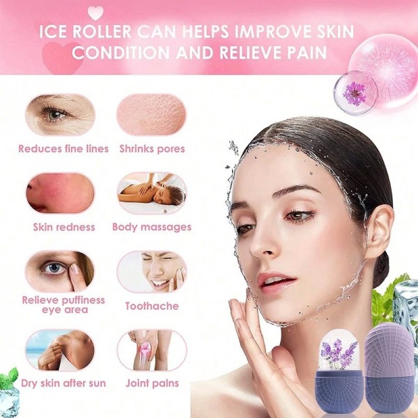 Boule de glace en silicone pour raffermir la peau du visage et des yeux|2,69 €|OKKO MODE