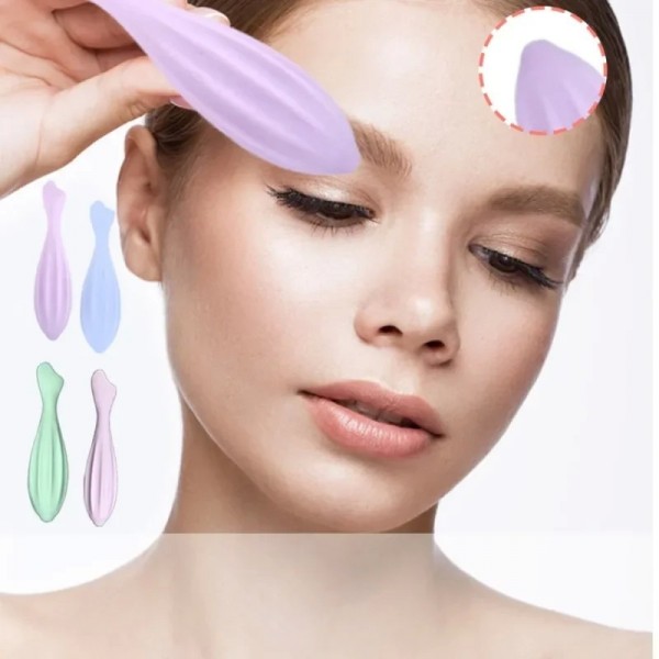 Rouleau en silicone pour visage et yeux, outils de massage facial Gua Sha|1,96 €|OKKO MODE