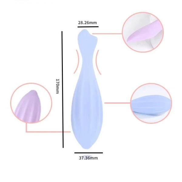 Rouleau en silicone pour visage et yeux, outils de massage facial Gua Sha|1,96 €|OKKO MODE