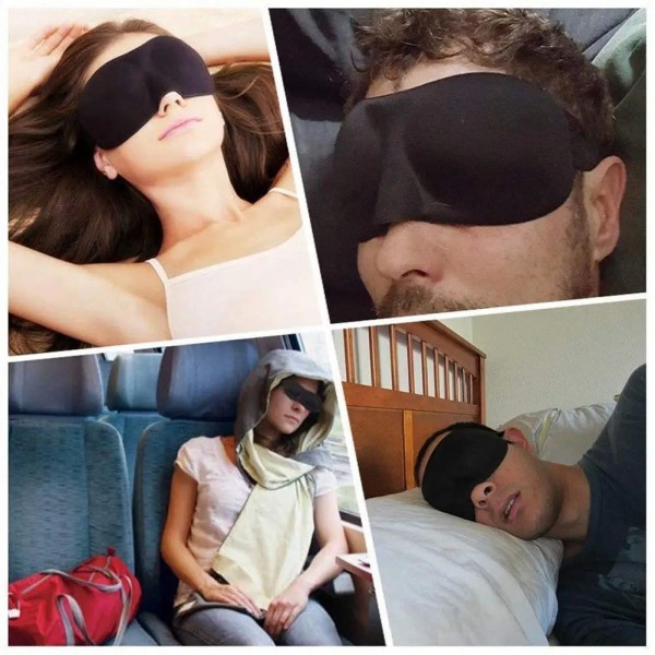 Masque de sommeil 3D antifaz concave_SUPPLÉMENTAIRE|0,89 €|OKKO MODE