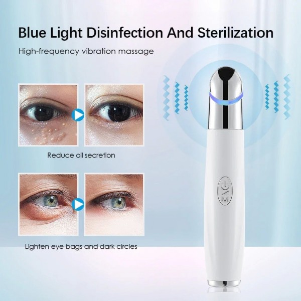 Stylo de massage des yeux vibrations et lumière bleue IPL|1,90 €|OKKO MODE