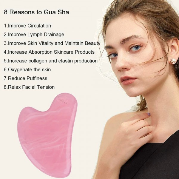 Grattoir facial Gua Sha en résine pour massage|1,79 €|OKKO MODE