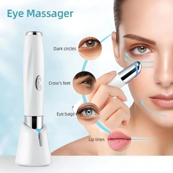 Appareil de beauté pour les yeux, masseur facial à la lumière rouge LED|1,92 €|OKKO MODE