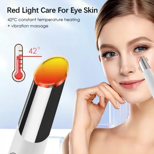 Appareil de beauté pour les yeux, masseur facial à la lumière rouge LED|1,92 €|OKKO MODE