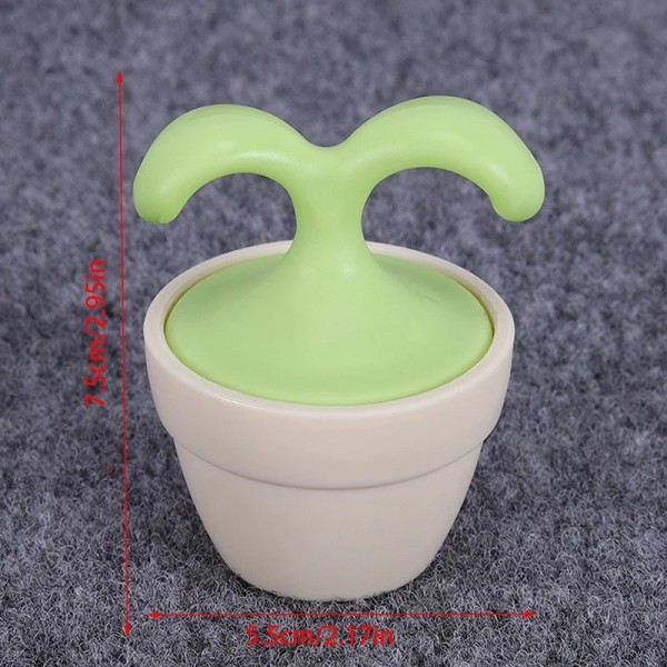 Bille glacée lymphatique cervicale, plante en pot mignonne, boule roulante, outil magique apaisant pour les yeux|0,89 €|OKKO MODE