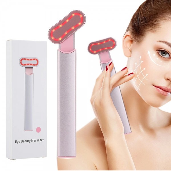 EMS-Bâton de massage rotatif pour les yeux, beauté des yeux, microcourant, lumière rouge, compresse chaude, lifting du visage, r|7,97 €|OKKO MODE