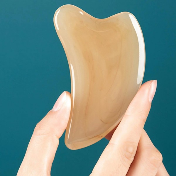 Rouleau de Énergie Gua Sha en Résine pour le Visage, le Cou et les Yeux, Planche à Gratter, Favorise le Surpoids dans le Sang|2,69 €|OKKO MODE