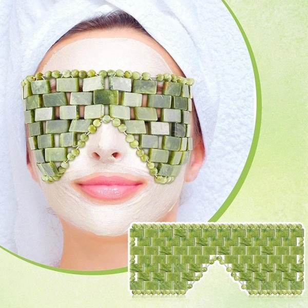 Masque de massage naturel pour les yeux, 1 pièce, accessoire de soins pour la peau, relaxation, sommeil, spa, beauté|1,98 €|OKKO MODE