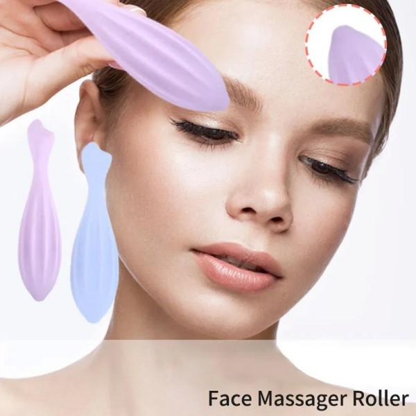 Alwafore-Rouleau de beauté Gua Sha en silicone pour le visage et les yeux, outil de massage du visage, outil de soins de la peau|5,94 €|OKKO MODE