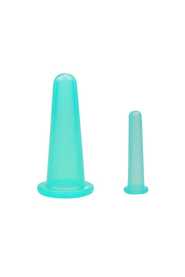 Canettes de soins de santé en silicone pour le visage, ensemble de massage chinois Chi ping, petit mini tasse pour les yeux, sta|1,79 €|OKKO MODE