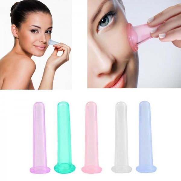 Canettes de soins de santé en silicone pour le visage, ensemble de massage chinois Chi ping, petit mini tasse pour les yeux, sta