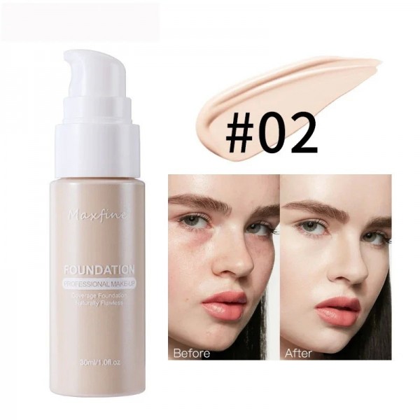 Fond de teint liquide résistant à la transpiration, correcteur efficace, imperméable, maquillage, cosmétiques professionnels|4,49 €|OKKO MODE