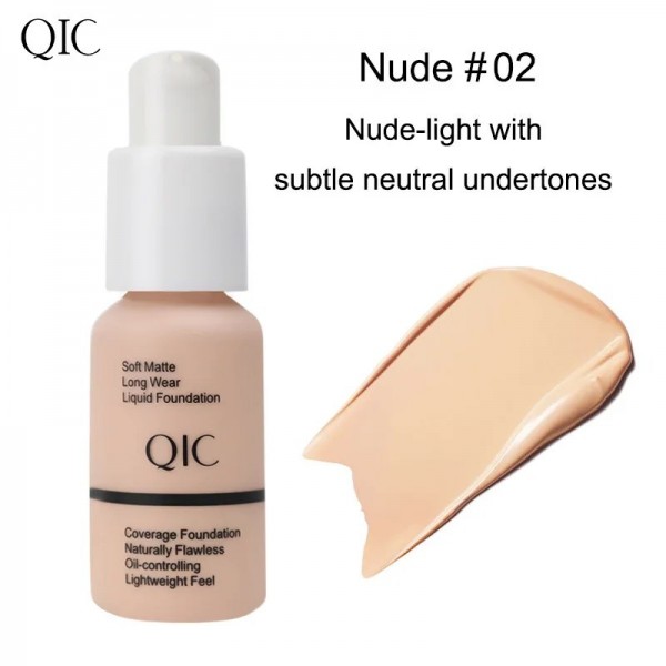 QIC Soft Guitar WEL LIGHL Fond de teint liquide, Éclaircit, Hydrate, Contrôle, Huile adaptée, Maquillage de blé, BB crème, Crème|3,59 €|OKKO MODE