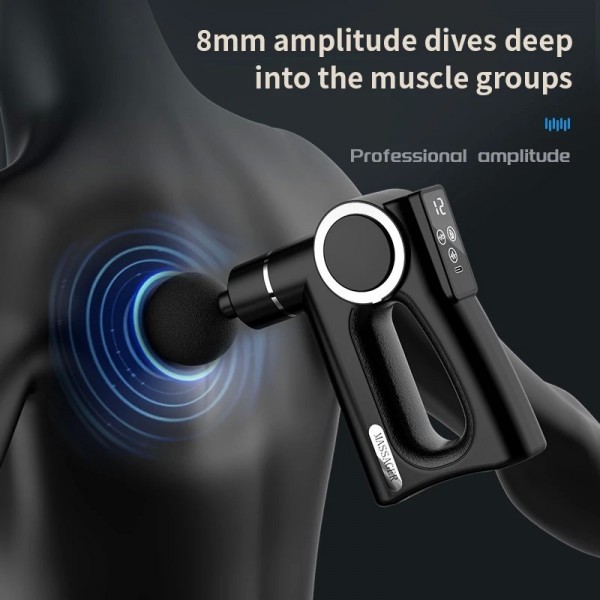 Pistolet électrique portable masseur de tissus profonds pour le cou, le dos et le corps, 4 couleurs|32,39 €|OKKO MODE