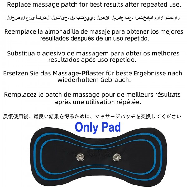 Mini masseur pour épaules, dos, taille, bras, poignet, mains, cuisses, jambes, pieds Oto apaisant pour tout le corps|1,79 €|OKKO MODE