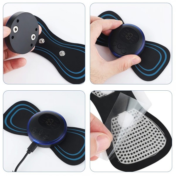 Mini masseur pour épaules, dos, taille, bras, poignet, mains, cuisses, jambes, pieds Oto apaisant pour tout le corps|1,79 €|OKKO MODE