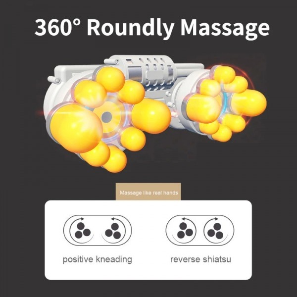 Matériel de massage corporel électrique en forme de U, massage du dos et cou, pétrissage infrarouge|37,79 €|OKKO MODE