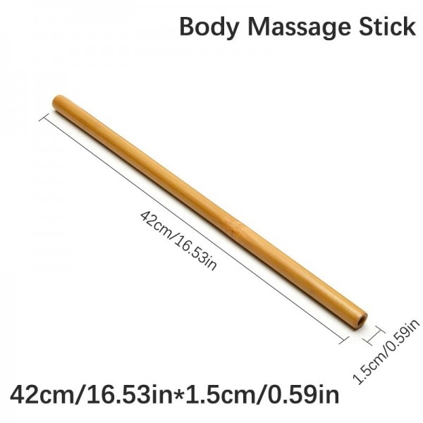 Guasha en bois de bambou naturel, outil de grattage de gouache, massage corporel, thérapie, dos anti-cellulites|7,19 €|OKKO MODE