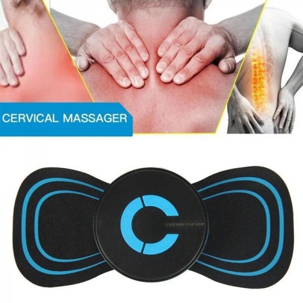 Sangles électrique portable pour le dos et le corps, mini masseur de cou, autocollants vibrants, thérapie musculaire|2,69 €|OKKO MODE