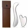 Ensemble d'outils de massage Gua Sha en acier inoxydable, outil de grattage des tissus mous, utilisé pour le dos, les jambes, le|8,09 €|OKKO MODE