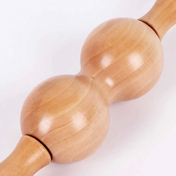 Outil de massage thérapeutique en bois pour le corps saillant, rouleau de massage en bois, anciers de massage en bois pour le dr|16,19 €|OKKO MODE